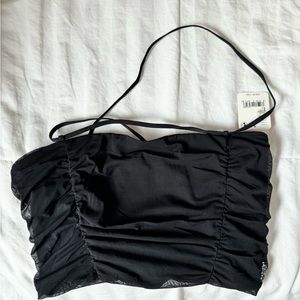 Free People black crop top 🖤